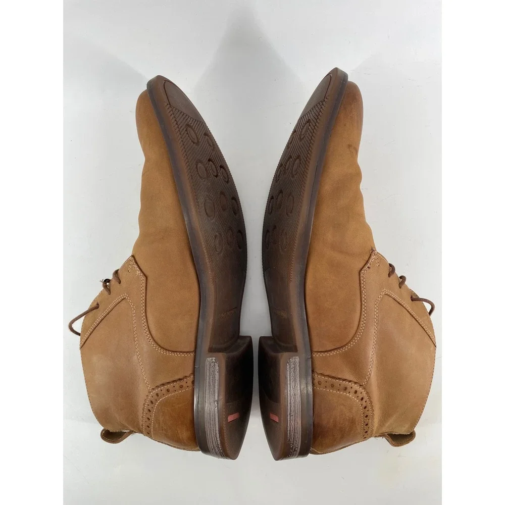 Rockport Chukka Boots Mens 11.5W‎ Tan Leather